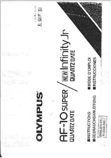 Olympus AF 10 manual. Camera Instructions.